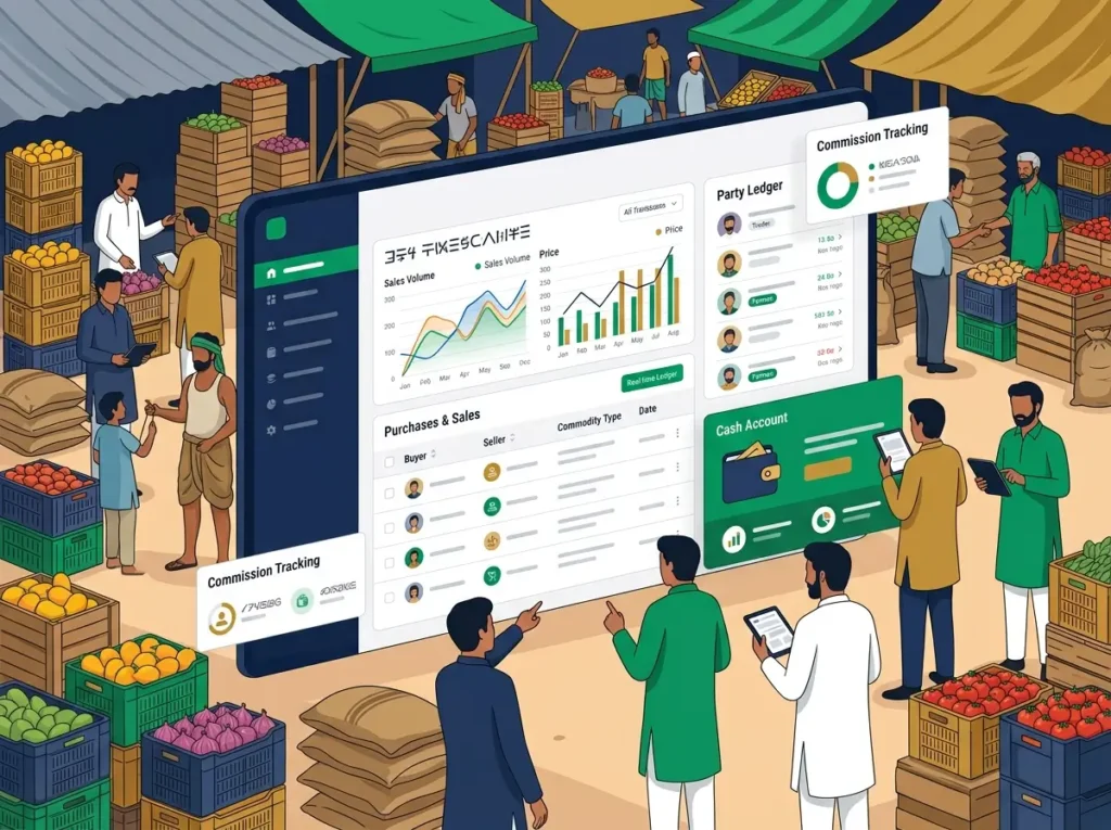 Mandi Management Software: Managing Purchases, Sales and Party Ledgers